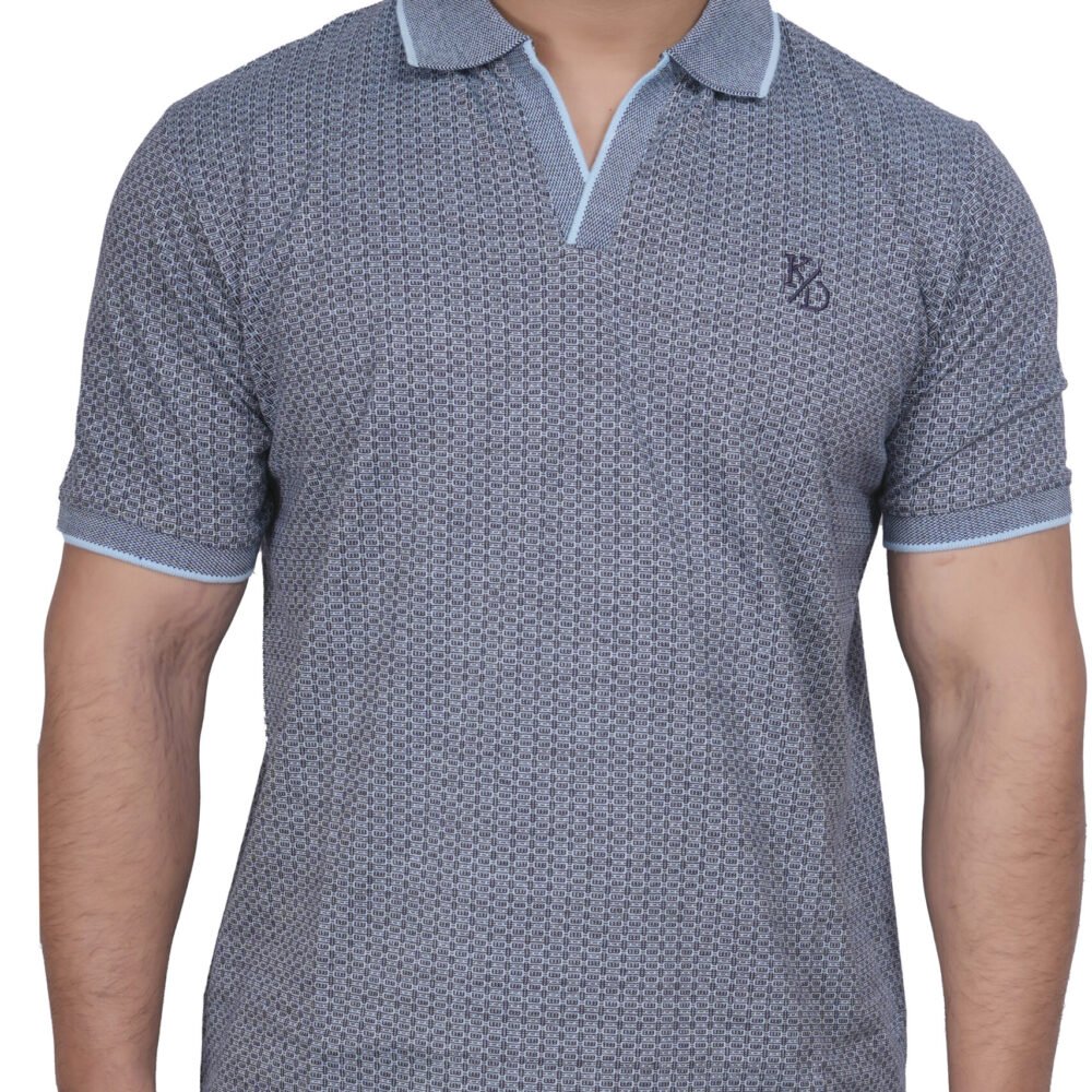 Blue T-Shirt Polo